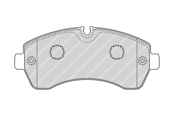 Kit pastiglie freno, Freno a disco - FVR4470 FERODO