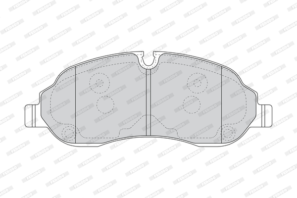 Brake Pad Set, disc brake - FVR4661 FERODO