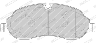 Brake Pad Set, disc brake - FVR4661 FERODO