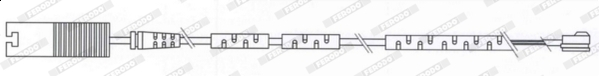Warning Contact, brake pad wear - FWI357 FERODO