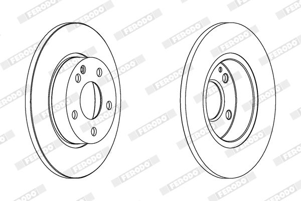 Brake Disc - DDF1219C FERODO