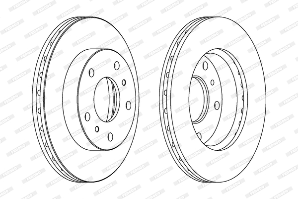 Brake Pad Set, disc brake - FDB1380 FERODO