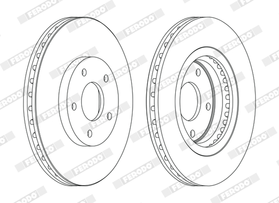 Bremsbackensatz - FSB543 FERODO