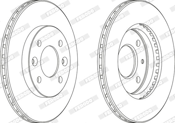 Brake Shoe Set, parking brake - FSB4116 FERODO
