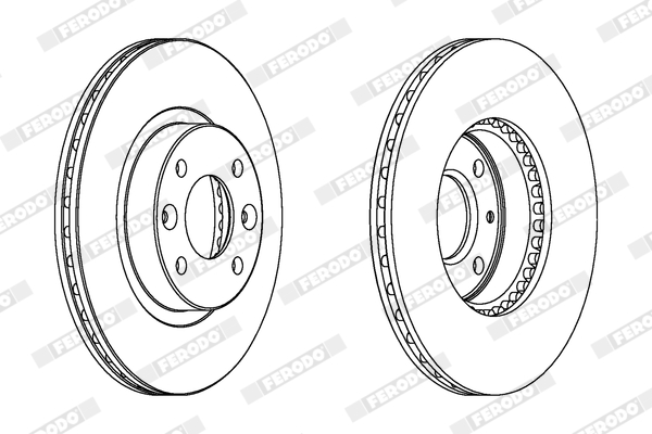 Brake Shoe Set, parking brake - FSB4103 FERODO