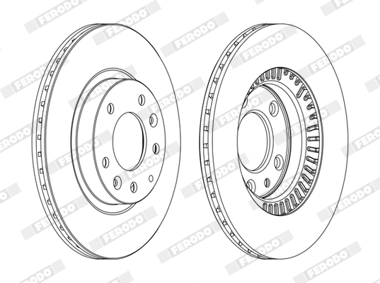 Brake Pad Set, disc brake - FDB471 FERODO