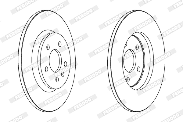 Brake Pad Set, disc brake - FDB1749 FERODO