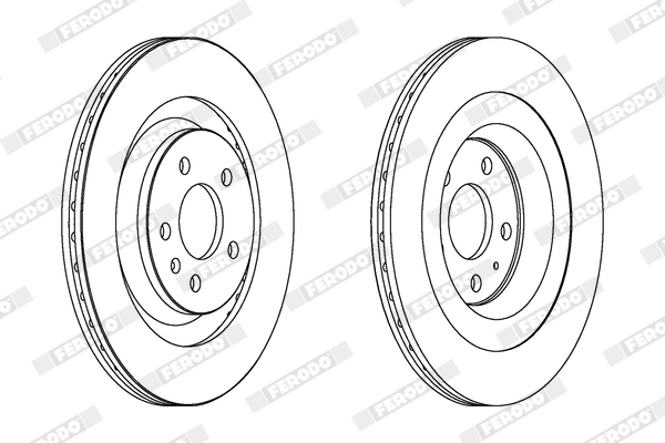 Brake Pad Set, disc brake - FDB1659 FERODO