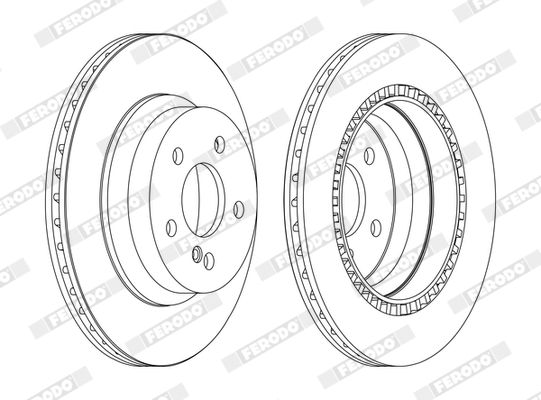 Brake Pad Set, disc brake - FDB1603 FERODO