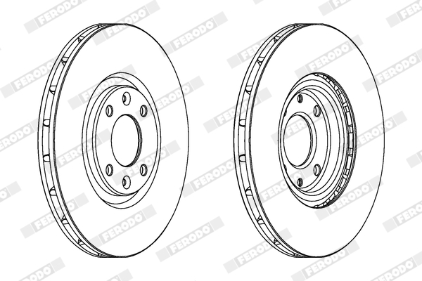 Brake Pad Set, disc brake - FDB1544 FERODO