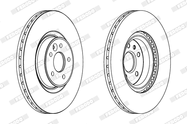 Brake Pad Set, disc brake - FDB1945 FERODO