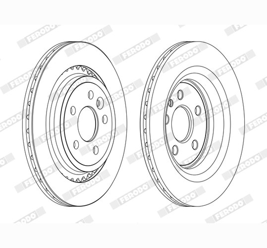 Brake Pad Set, disc brake - FDB1933 FERODO