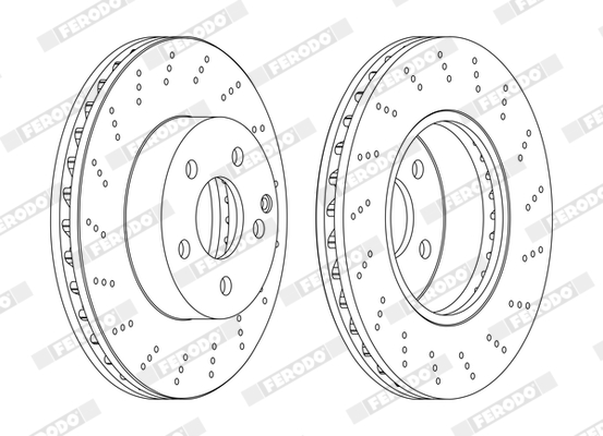 Тормозной суппорт - FCL692906 FERODO