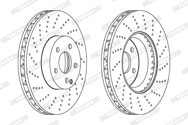 Brake Disc - DDF1694C-1 FERODO