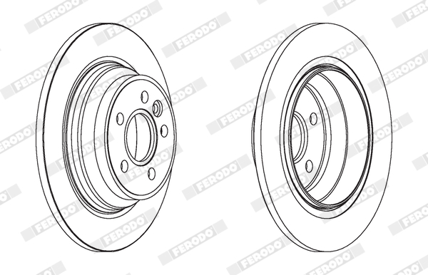Brake Disc - DDF1719 FERODO