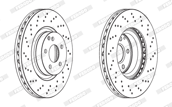 Brake Disc - DDF1769C-1 FERODO