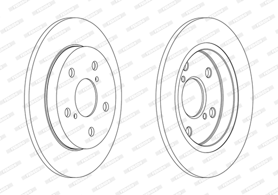 Brake Disc - DDF1788C FERODO