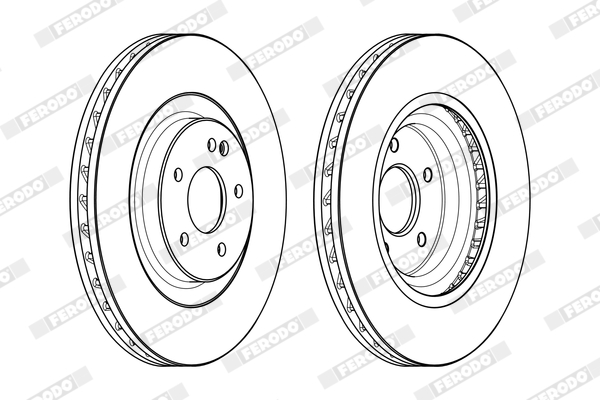 Brake Disc - DDF1900C-1 FERODO
