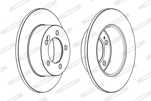 Brake Disc - DDF1976C FERODO