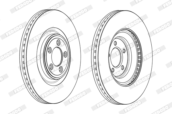 Brake Disc - DDF2107C-1 FERODO
