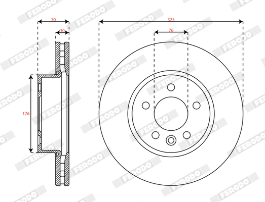 Discofreno - DDF3104C-1 FERODO