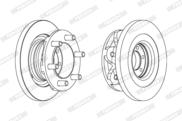 Brake Disc - FCR139A FERODO