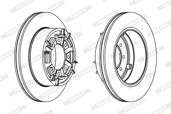 Brake Disc - FCR140A FERODO