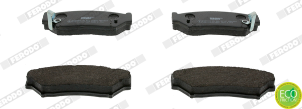 Brake Pad Set, disc brake - FDB1020 FERODO