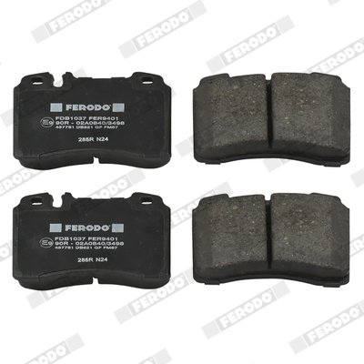 Brake Pad Set, disc brake - FDB1037 FERODO