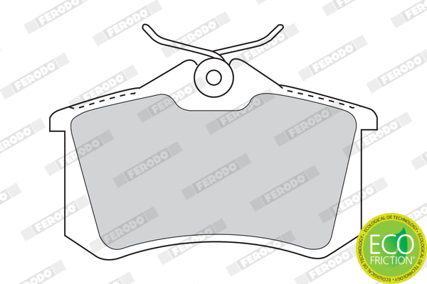 Brake Pad Set, disc brake - FDB1083 FERODO