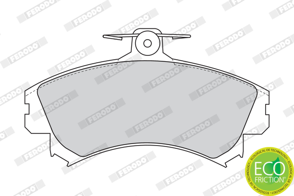 Brake Pad Set, disc brake - FDB1093 FERODO