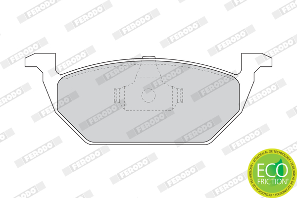 Brake Pad Set, disc brake - FDB1094 FERODO