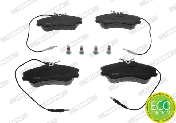 Kit pastiglie freno, Freno a disco - FDB1112 FERODO