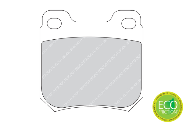 Brake Pad Set, disc brake - FDB1117 FERODO