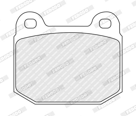 Brake Pad Set, disc brake - FDB1282 FERODO