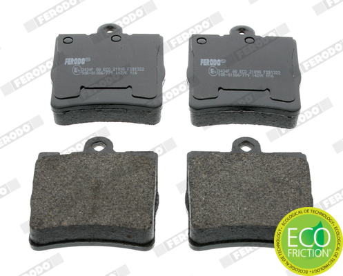 Brake Pad Set, disc brake - FDB1322 FERODO