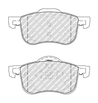 Brake Pad Set, disc brake - FDB1382 FERODO