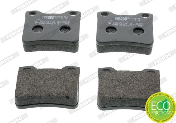 Brake Pad Set, disc brake - FDB1415 FERODO