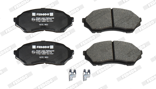 Brake Pad Set, disc brake - FDB1455 FERODO