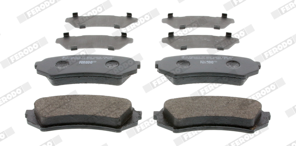 Brake Pad Set, disc brake - FDB1457 FERODO