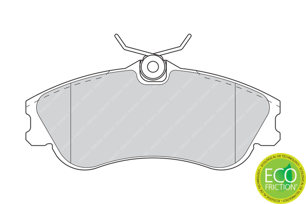 Brake Pad Set, disc brake - FDB1477 FERODO