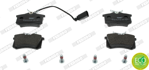 Kit pastiglie freno, Freno a disco - FDB1481 FERODO