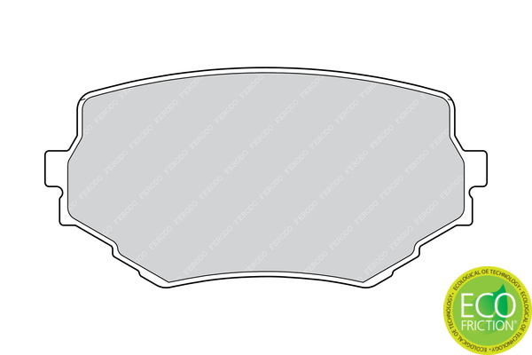 Brake Pad Set, disc brake - FDB1565 FERODO