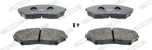 Brake Pad Set, disc brake - FDB1596 FERODO