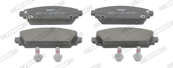 Brake Pad Set, disc brake - FDB1601 FERODO