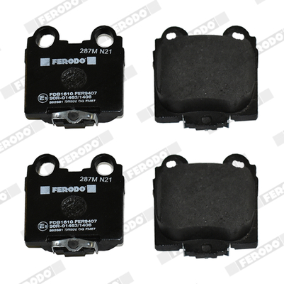 Brake Pad Set, disc brake - FDB1610 FERODO