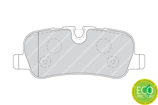 Brake Pad Set, disc brake - FDB1613 FERODO