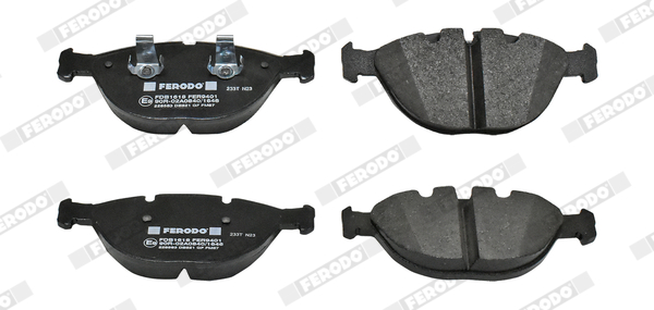 Brake Pad Set, disc brake - FDB1618 FERODO