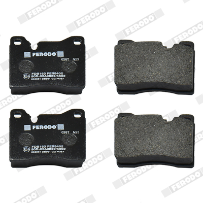 Brake Pad Set, disc brake - FDB163 FERODO