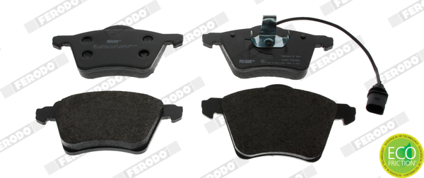 Brake Pad Set, disc brake - FDB1654 FERODO